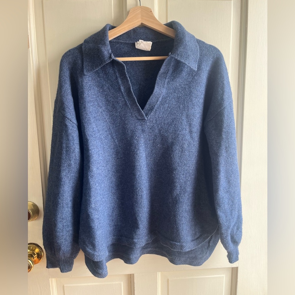 Wool Collared Sweater